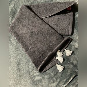 Opalhouse with Jungalow - Set of (2) - Charcoal/Black Hand towels with tassels